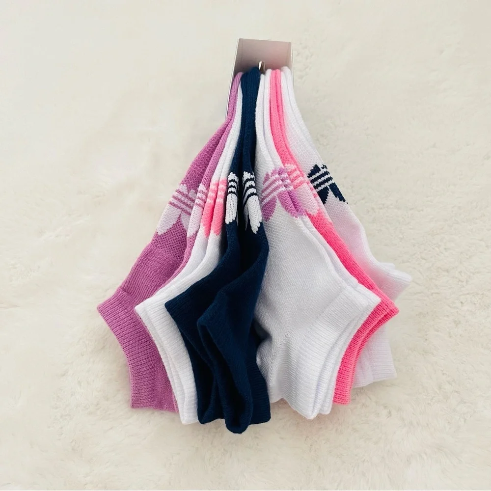 Adidas Vibrant Ankle No Show Socks 6 pairs